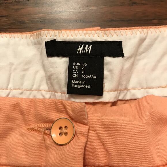 H&M Orange Shorts - Picture 2 of 3